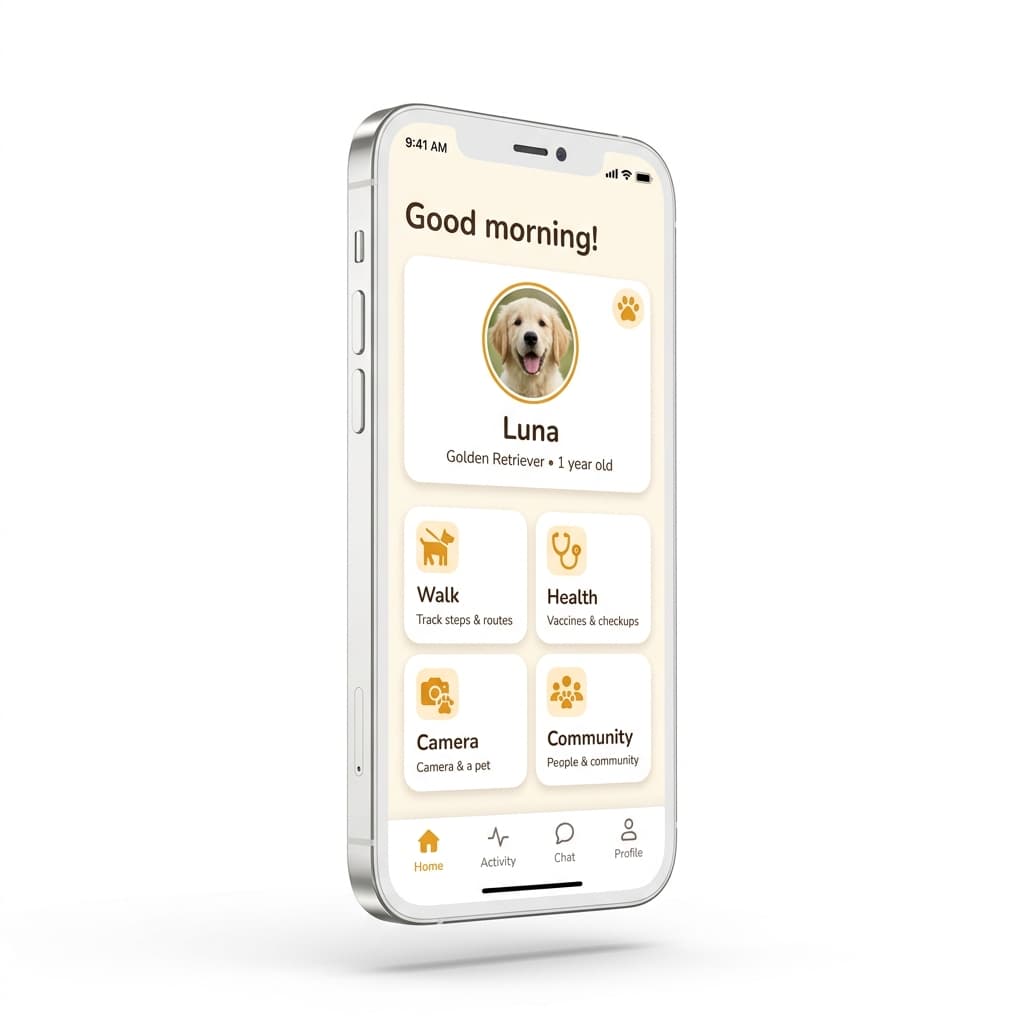 PawPal main app screen